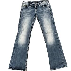 Vigoss Y2K Bootcut Jeans Embellished Pocket